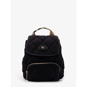 Burberry Women Nylon Backpack With Leather Logo Patch